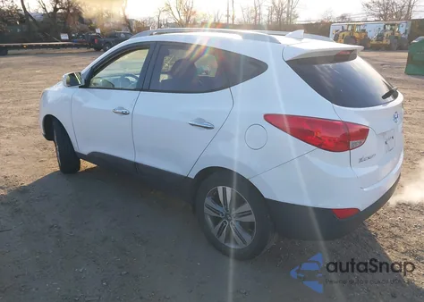 2014 Hyundai Tucson Limited из США, поврежденный, VIN KM8JUCAG6EU851088